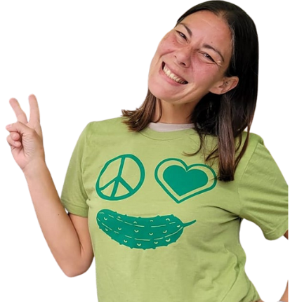 Pickle Love Tees - Peace, Love and Pickles!