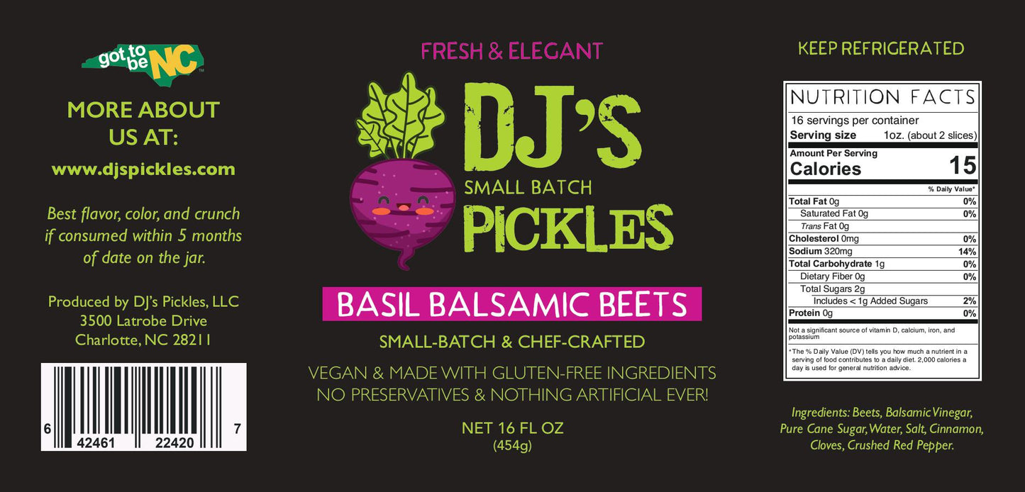 Basil Balsamic Beets